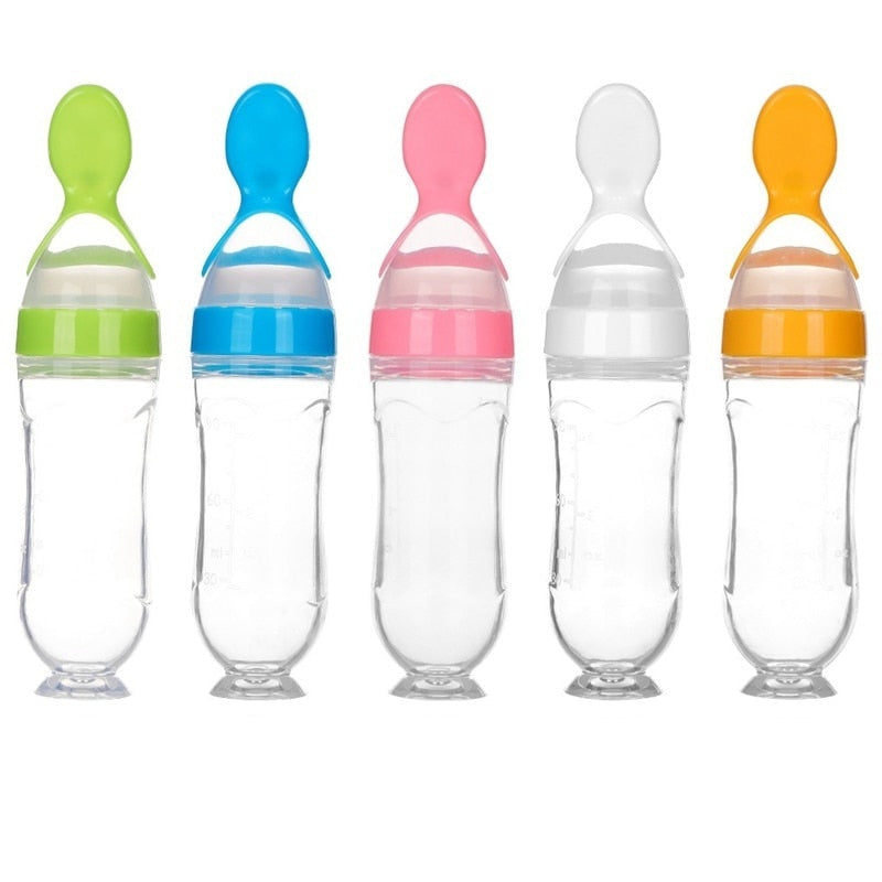 EasyBottle™ Biberon avec cuillère pour nouveau-né | Bébé