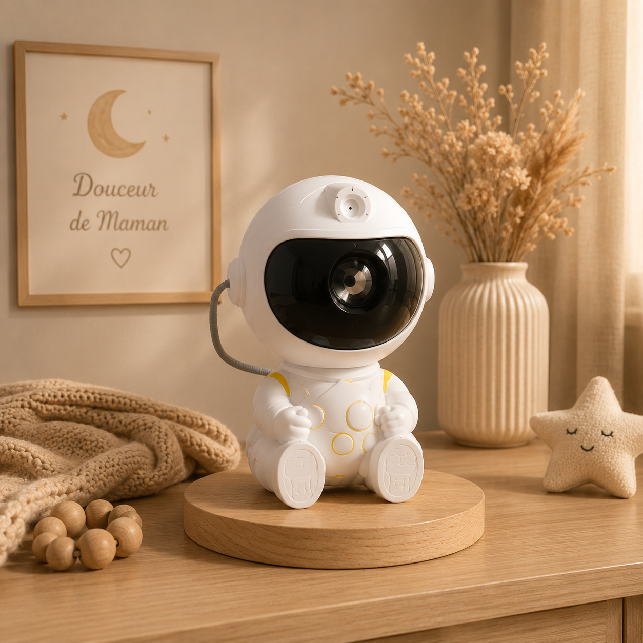 Veilleuse Projection Astronaute™ | Ciel Étoilé