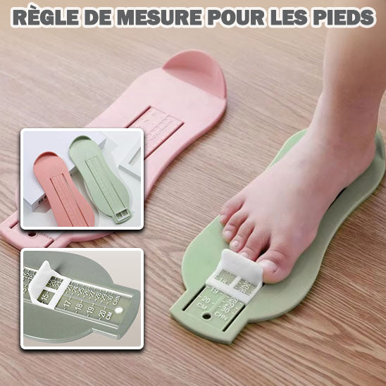 Pédomètre : Règle de Mesure de Pied