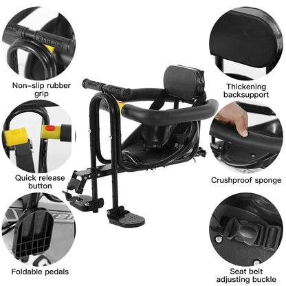 Porte bebe velo | Sécurisé Confortable
