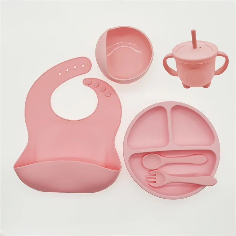 Assiette Bébé | Ensemble de Repas Six Pièces