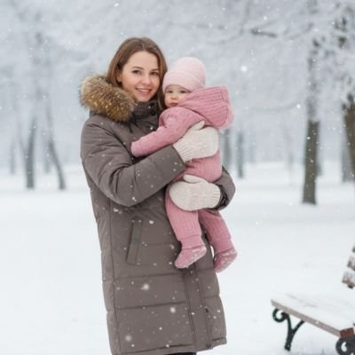 Combinaison-bebe​-rose 